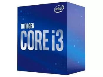 Processador Intel Core i3-10100F 3.60GHz (4.30GHz Turbo, LGA 1200, 6MB Cache) 65W