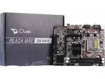 Placa Mãe Duex DX-H41Z (LGA 775/Intel G41/DDR3)