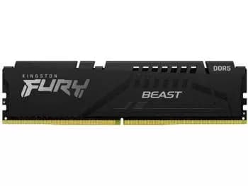 Memória Kingston Fury Beast 16GB DDR5 5200MHz, KF552C40BB-16