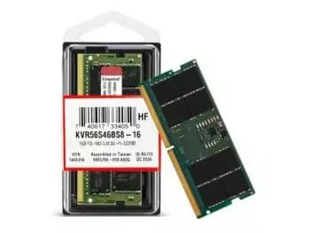 Memória Notebook Kingston 16GB DDR5 SO-DIMM 5600MHz 1.1V KVR56S46BS8-16