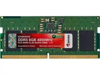 Memória Notebook KeepData 8GB DDR5 SO-DIMM 4800MHz 1.1V KD48S40/8G