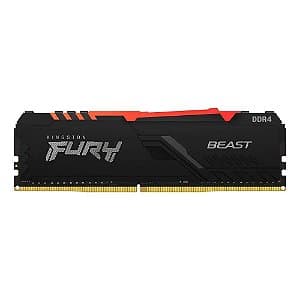 Memória Kingston Fury Beast RGB 16GB (1x16GB) DDR4 3200MHz CL16 - KF432C16BBA-16