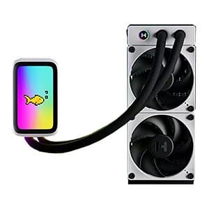 WaterCooler HYTE THICC Q60 240mm IPS Screen - FAN-HYTE-Q60-BW