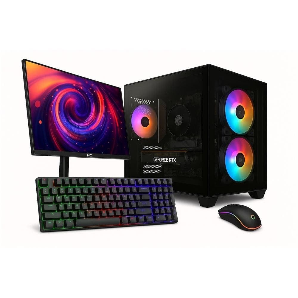 PC Gamer Skill Apex Ryzen 5 5500 RX 580 16GB SSD 1TB M24”