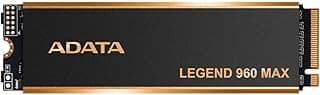SSD Adata Legend 960 Max 1TB NVMe M.2 2280 (Leitura até 7400MB/s e Gravação até 6800MB/s) - Com dissipador