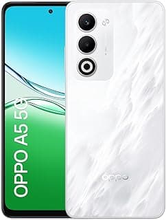 Smartphone OPPO A5 5G 256GB 8GB Ram IP65 50MP AI Câmera Bateria 6000mAh NFC Branco