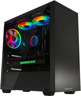 PC Gamer AURA by BluePC - AMD Ryzen 5 5600X, B550, Geforce RTX 5060 Ti 16GB, 16GB DDR4, SSD M.2 PCIe 512GB, Fonte 650W 80 Plus - PGBP-AUR104