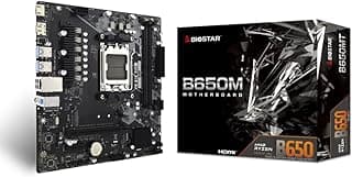 Placa mãe AM5 Biostar B650MT (M-ATX/DDR5/M.2/USB-C)