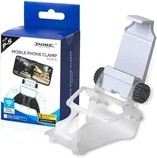 Suporte Base de Celular Compatível Controle Manete Playstation 5 Ps5 Dualsense Ajustável com Rotação