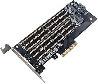 Placa PciExpress 4.0 Para HD SSD NVME M.2 NGFF SSD PLA-NM F3