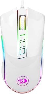 Mouse Gamer Redragon Cobra M711W RGB (10000 DPI/Pixart PMW3325) - Branco