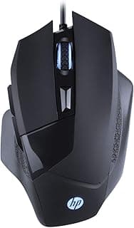 HP Mouse Gamer USB G200 Preto Sensor Óptico Resoluções até 4000 DPI Compatível com PC/Mac Plug and Play Cabol de 1,8M com 6 botôes 7QV30AA