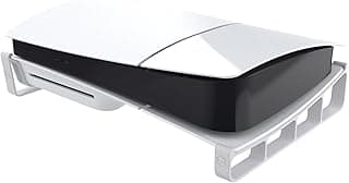Suporte Horizontal Compatível Com Playstation 5 Slim Mídia (Branco)