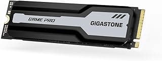 Gigastone SSD M.2 1TB PCIe 4.0 NVMe SSD PS5, velocidade turbo 5.000 MB/s, dissipador de calor, armazenamento interno de jogos para PC/laptop, jogadores ideais, edição de vídeo e criadores