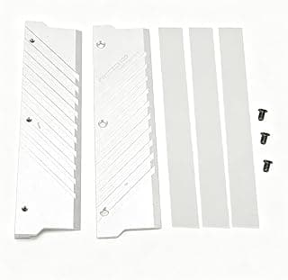 GOWENIC Dissipador de Calor DDR5, Refrigerador RAM de Memória de Liga de Alumínio Com Adesivo de Dissipação de Calor para Módulo de Memória DDR5 de Resfriamento de água de Computador (Prata)