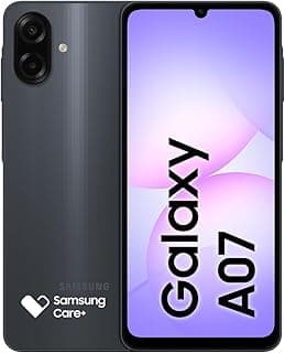 Celular Samsung Galaxy A07 128GB, 4GB, Câm. 50MP, Tela 6.7"- Preto