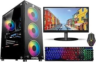 PC GAMER AMD RYZEN 5 5600G - 16GB DDR4 - SSD 480GB - RADEON VEGA 7 - MONITOR 19'' - KIT GAMER RGB TECLADO E MOUSE
