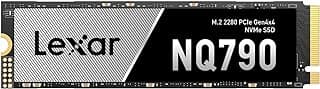 Lexar SSD NQ790 de 1 TB, SSD interno M.2 2280 PCIe Gen4x4 NVMe 1.4, leitura de até 7000 MB/s, gravação de até 6000 MB/s, unidade de estado sólido interna de alto desempenho para cargas de trabalho