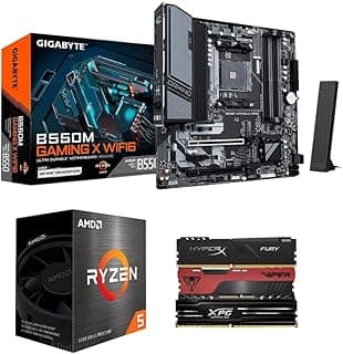 KIT UPGRADE AMD RYZEN 5 5600GT + B550M GAMING X WIFI6 GIGABYTE + 16GB 3200MHZ