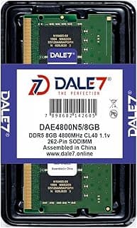 Dale7, Memória Dale7 Ddr5 8Gb 4800 Mhz Notebook 1.1V