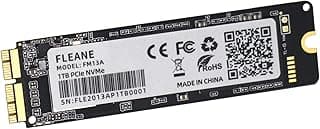 FM13A 1TB PCIE 3.0x4 NVME SSD com ferramentas DIY para MacBook Air A1465 A1466 (2013-2017), MacBook Pro Retina A1398 A1502 (final de 2013-meados de 2015), iMac A1419 A1418 (2013-2013-2015),