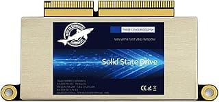 DOGFISH SSD 1TB Unidade de estado sólido interna PCIe NVMe Gen3.0x4 para atualização 2016 2017 33.0 cm MacBook PRO A1708 (modelos EMC 2978/3164 sem barra sensível ao toque (final de 2016-meados de