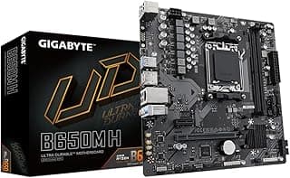 Placa Mãe Gigabyte B650M H (AM5/2xDDR5/HDMI/DisplayPort/M.2/USB 3.2)
