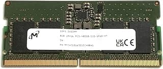 Micron SODIMM 8GB PC5 DDR5 4800 1Rx16 MTC4C10163S1SC48BA1 Laptop Notebook Memória RAM para Dell HP Lenovo e outros sistemas