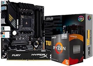 Kit Upgrade AMD Ryzen 5 5600GT Placa Mãe Asus TUF Gaming B550M-Plus Memória 8GB 3200MHz