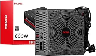 FONTE ATX PCYES ELECTRA 600W PFC ATIVO - ELEC600W