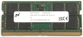 Micron SODIMM 32GB DDR5 4800 PC5 2Rx8 MTC16C2085S1SC48BA1 Laptop Notebook Memória RAM para Dell HP Lenovo e outros sistemas