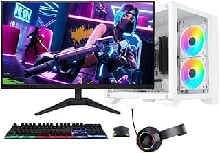 PC Gamer Completo BluePC FORCE, AMD Ryzen 5, Radeon RX, 16GB DDR4, SSD 256GB, Fonte 500W, Monitor LED 23" - PGBP-FOR149