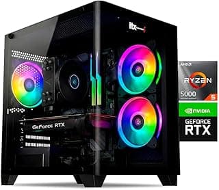 PC Gamer ITX Arena, Ryzen 5 5600x, NVidia GeForce RTX 5060 8GB, Ram 16GB, SSD NVMe 1TB, B550, Gabinete Gamer (16GB | SSD 1TB)