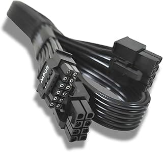 Cabo de alimentação original OEM ATX 3.0 PCIe 5.0 (8+8 pinos para 12VHPWR 16 PIN) para RTX 4090/4080/4070/4060/3090ti compatível com modelos SuperFlower/EVGA
