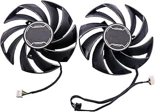 BestParts Ventoinha de Resfriamento para Placa de Vídeo de 85 Mm, Nova, para Msi Rtx 4060 e Rtx 4060Ti, Ventus 2X Pld09210S12Hh, 40 Mm, 4 Pinos