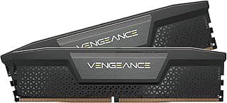 CORSAIR VENGEANCE DDR5 RAM 48GB (2x24GB) 6000MHz CL36 Intel XMP iCUE Memória de computador compatível - Preto (CMK48GX5M2E6000C36)