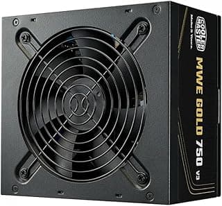COOLER MASTER, FONTE COOLER MASTER ATX 3.1 750W MWE GOLD 750 V3 PFC ATIVO 80 PLUS GOLD COM CABO DE FORCA GARANTIA 5 ANOS