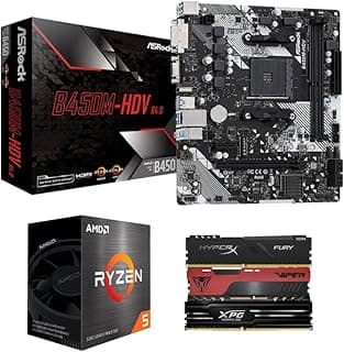 KIT UPGRADE AMD RYZEN 5 5600GT + PLACA MÃE B450M HDV + 16GB 3200MHZ VIDEO RADEON VEGA 7