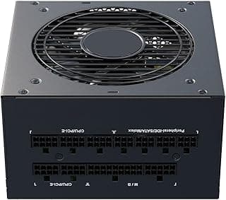 Fonte de alimentação 650W 80 Plus Gold, full modular, controle híbrido de ventilador, silenciosa, modo fanless