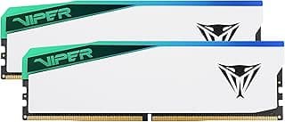 Patriot Memory Viper Elite 5 RGB DDR5 RAM 96GB (2X48GB) 6000MT/s CL42 1.35v UDIMM Desktop Gaming Memory Kit compatível com Intel XMP/AMD Expo - PVER596G60C42KW