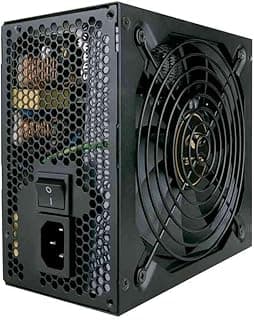 Fonte 600w C3Tech ATX Gamer PS-G600B Preto - Potência 600W Cooler 120mm Silêncioso Compatível com AMD/Intel Selo 80Plus Bronze Proteção contra Curto Circuito Bivolt Automáico 115/230V PFC Ativo