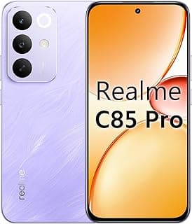 Realme C85 Pro Smartphone Tela de 6,8 polegadas AMOLED 120Hz Display, 7000mAh Batteria 45W, Qualcomm Snapdragon 685, IP69 Provação de água, NFC, Dual 4G SIM (Pupura, 256, GB, 8, GB)