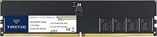 Timetec 16GB DDR5 5600MHz PC5-44800 Unbuffered Non-ECC 1.1V CL46 1Rx8 Sinlge Rank 288 Pin UDIMM Desktop Memory RAM Upgrade