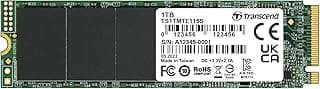 Transcend MTE115 SSD Interno M.2 2280 1TB, Até 3.200 MB/s, Compatível com Ultrabook, Laptop, PC e Desktop, PCIe NVMe Gen3x4, Memória Flash 3D TLC NAND, com LDPC, Correção de Erros ECC e Cache SLC