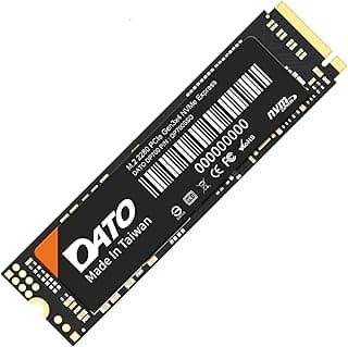 DATO Unidade de estado sólido interna SSD M.2 2280 PCIe Gen3x4 NVMe de 1 TB, até 2500/1700 MB/s, série DP700