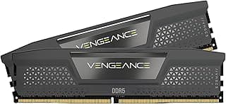 Memória Corsair Vengeance DDR5 para AMD - 64GB (2x32GB), 5200Mhz, C40, Preto - CMK64GX5M2B5200Z40