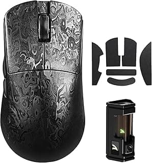 Mouse gamer sem fio Attack Shark R11 Ultra 8K de fibra de carbono, sensor PAW3950 MAX, 49 g ultraleve, chip MCU nórdico 52840, 42.000 DPI, fita, com fio/BT/2,4 GHz, mouse programável sem fio para PC