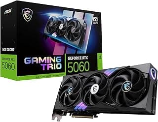 MSI Placa gráfica GeForce RTX 5060 8G Gaming Trio OC VD9201