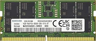 Samsung 16GB DDR5 5600MHz PC5-44800 CL46 SODIMM 1Rx8 Single Rank 1.1V 262-Pin Laptop RAM Memory M425R2GA3BB0-CWM