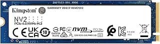 SSD Kingston NV2 500GB NVMe M.2 2280 (Leitura até 3500MB/s e Gravação até 2100MB/s)
